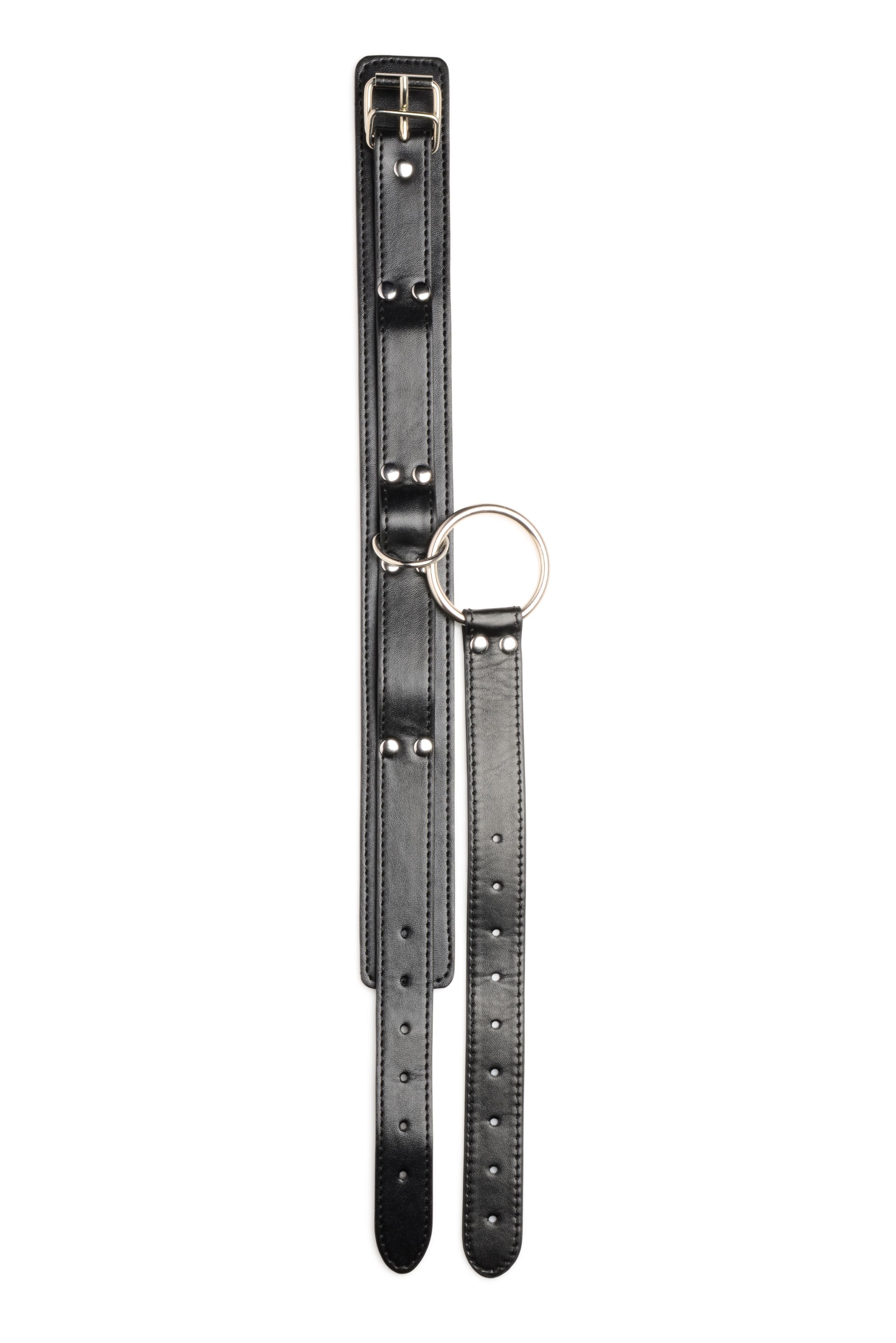 Halsband Met Polsboeien Gordelset - Zwart