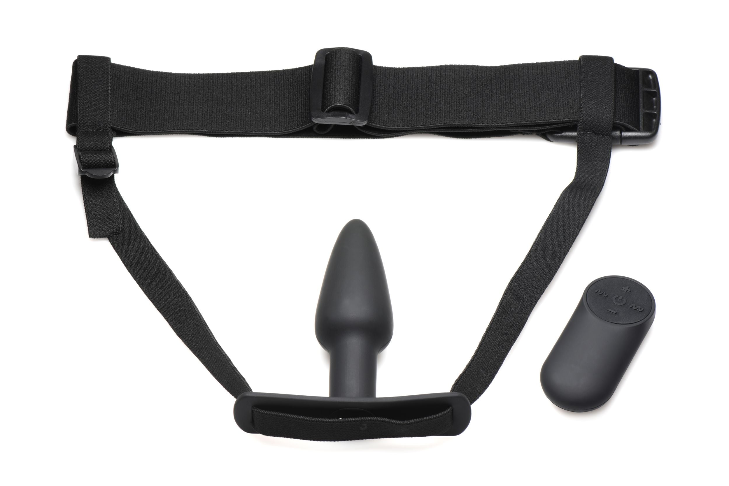 Bum-Tastic Vibrerende Anale Plug met Harnas &amp; Afstandsbediening