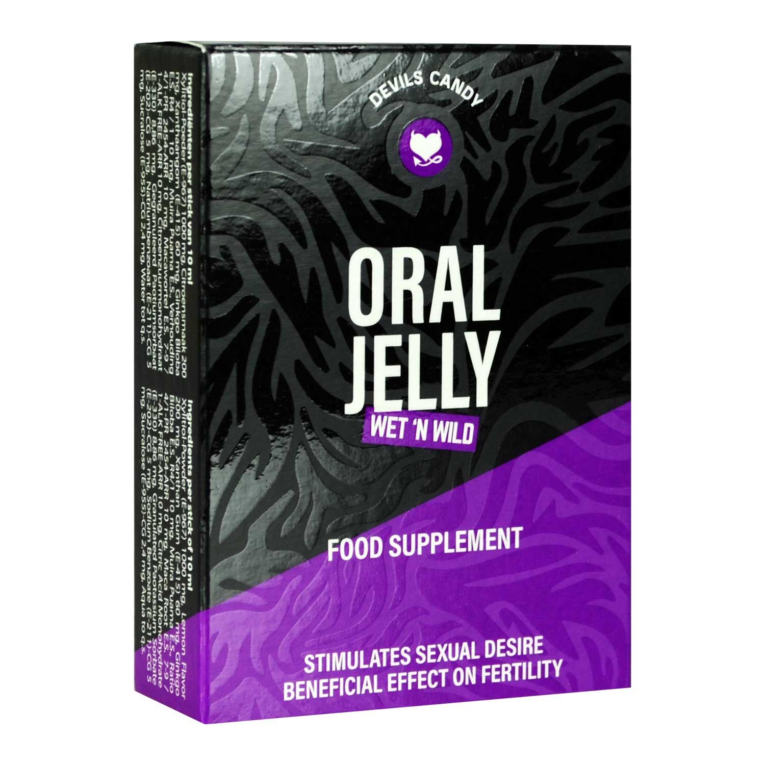 Devils Candy Oral Jelly - Lustopwekker Voor Man En Vrouw - 5 zakjes