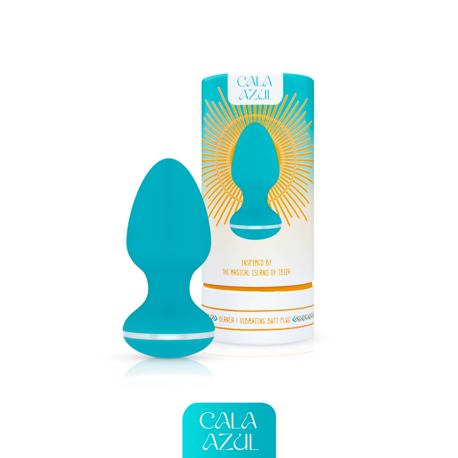 Cala Azul - Blanca Vibrerende Anale Plug