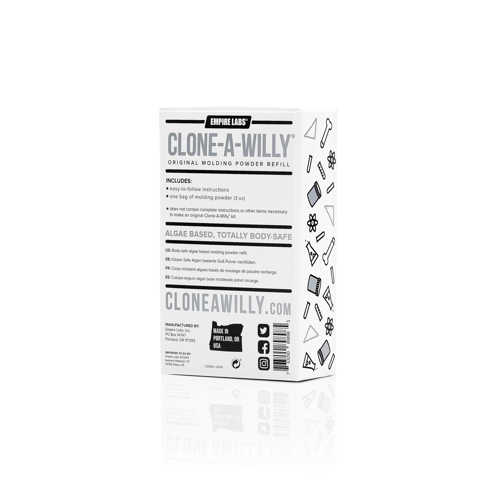 Clone-A-Willy - Navulzak voor gietpoeder