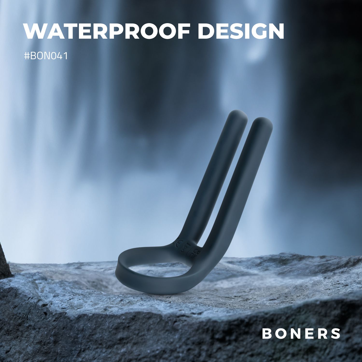 Boners Cockring &amp; Balstimulator - Blauw
