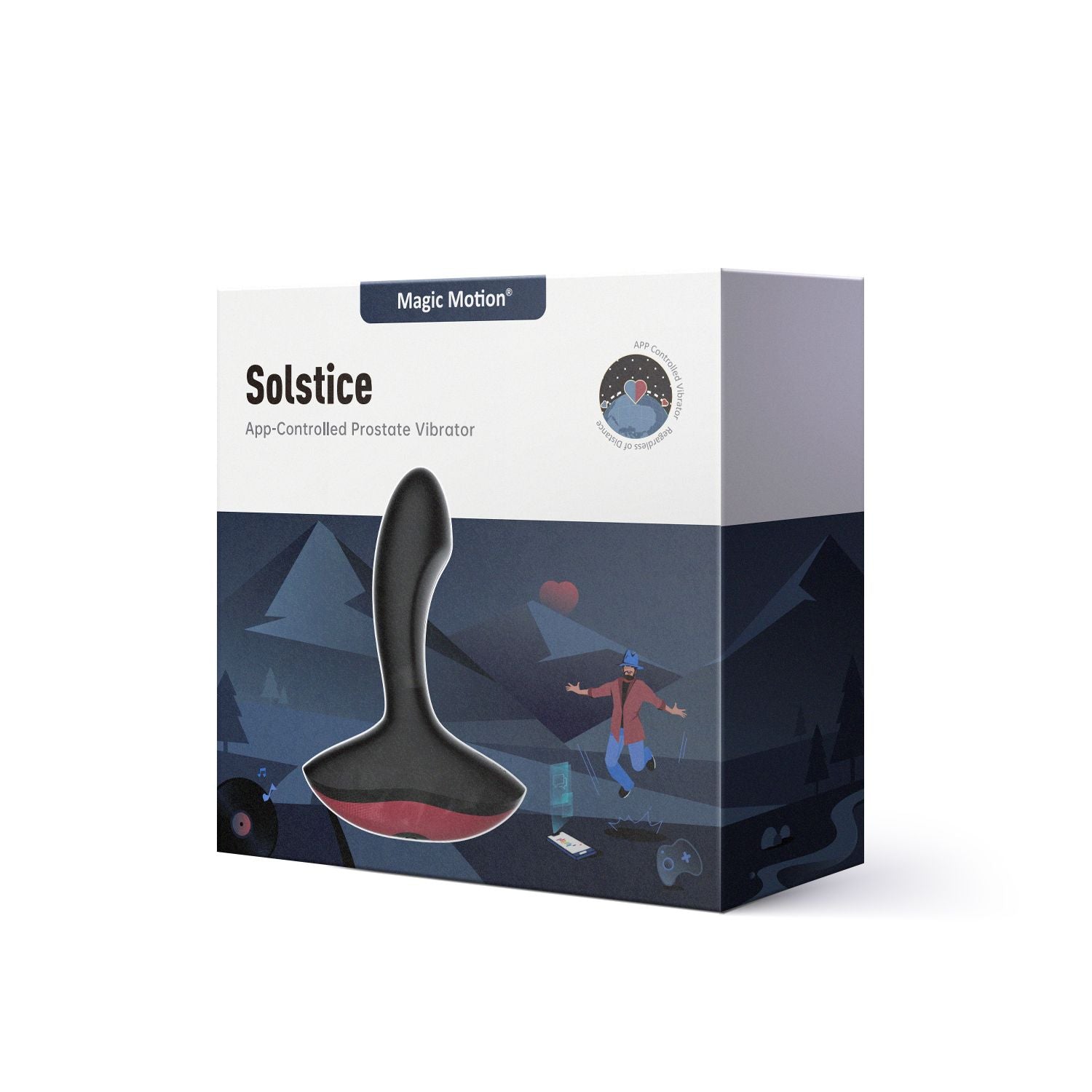 Magic Motion - Solstice App-gestuurde prostaatvibrator