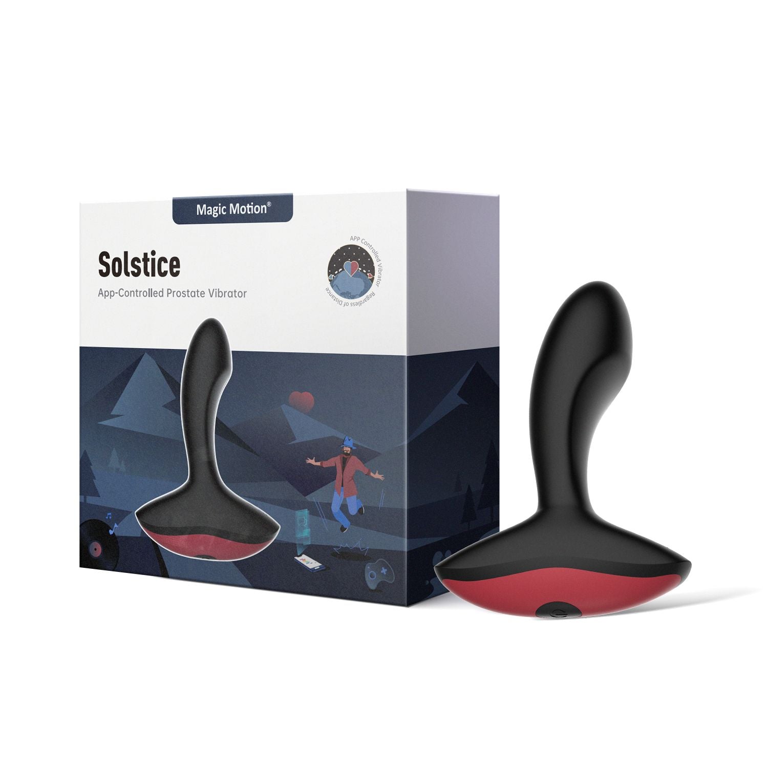 Magic Motion - Solstice App-gestuurde prostaatvibrator