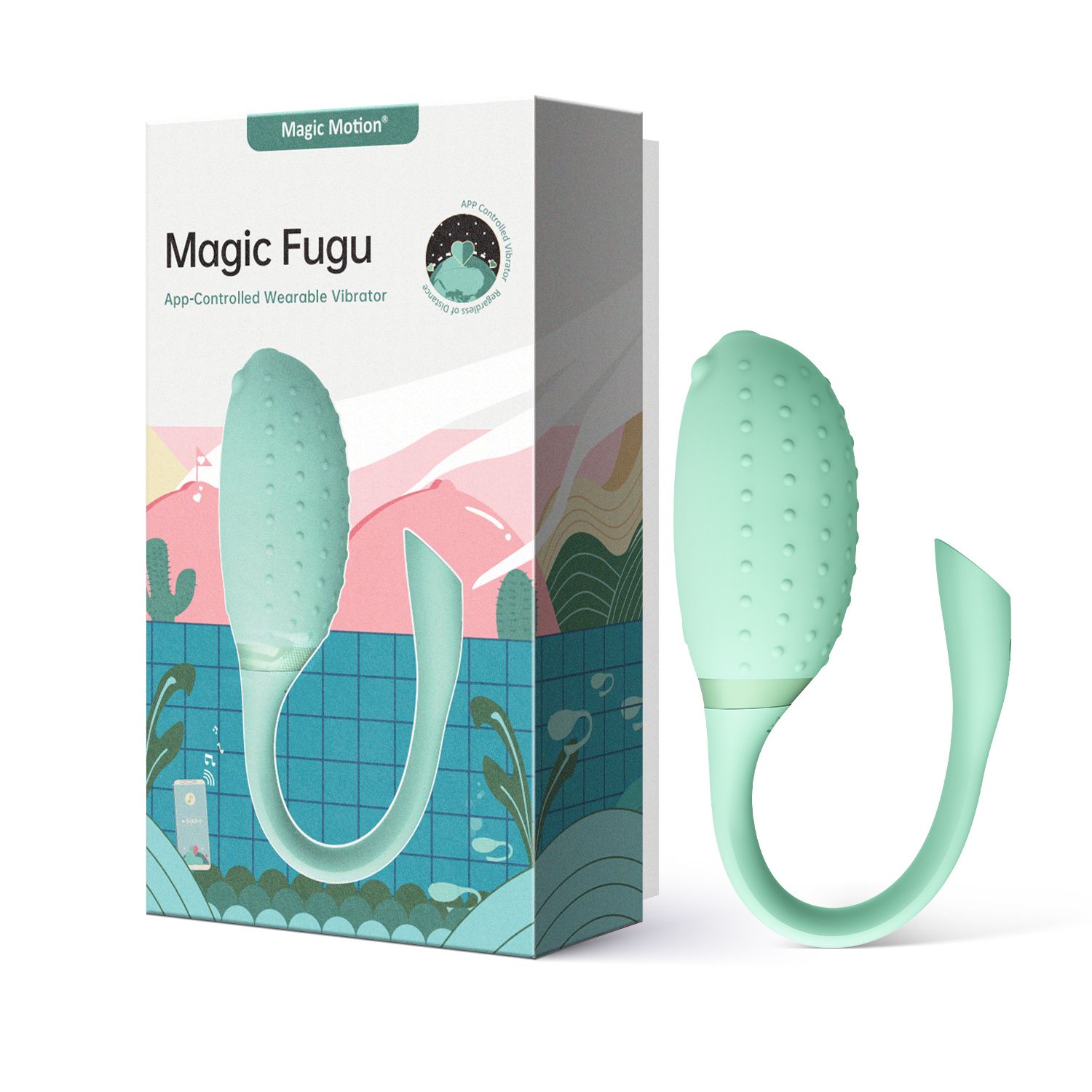 Magic Motion - Fugu Smart Wearable Vibrator - Groen