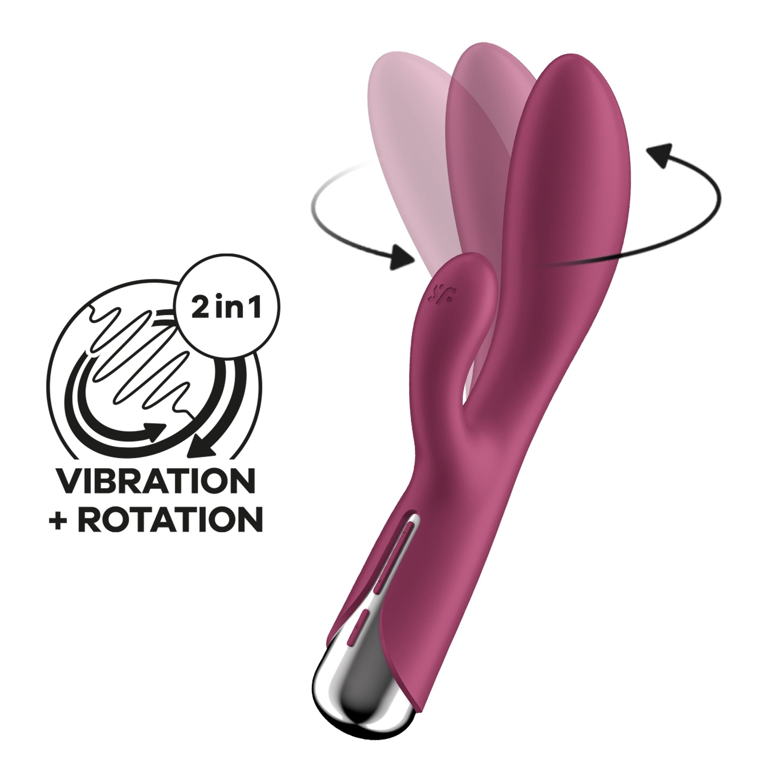 Satisfyer Spinning Rabbit 1 - Rood