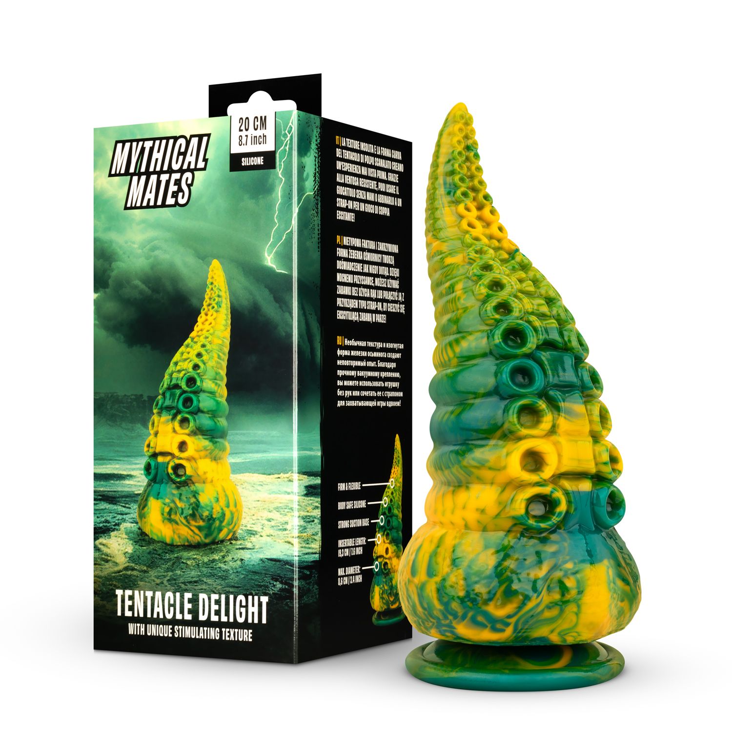 Mythical Mates - Tentacle Delight Groen &amp; Geel