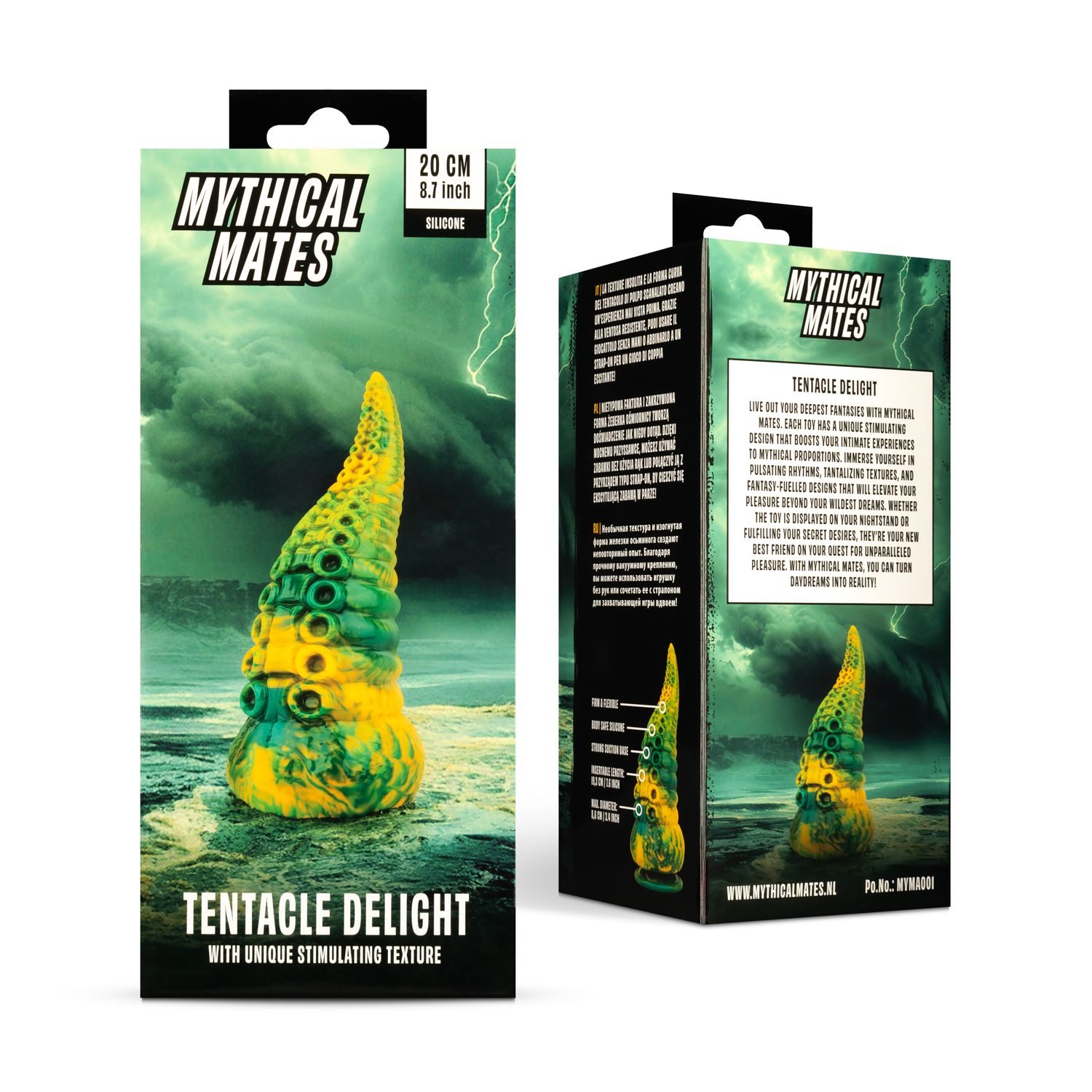 Mythical Mates - Tentacle Delight Groen &amp; Geel