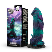 Mythical Mates - Dragonfly-dildo Paars &amp; Groen - 22,6 cm