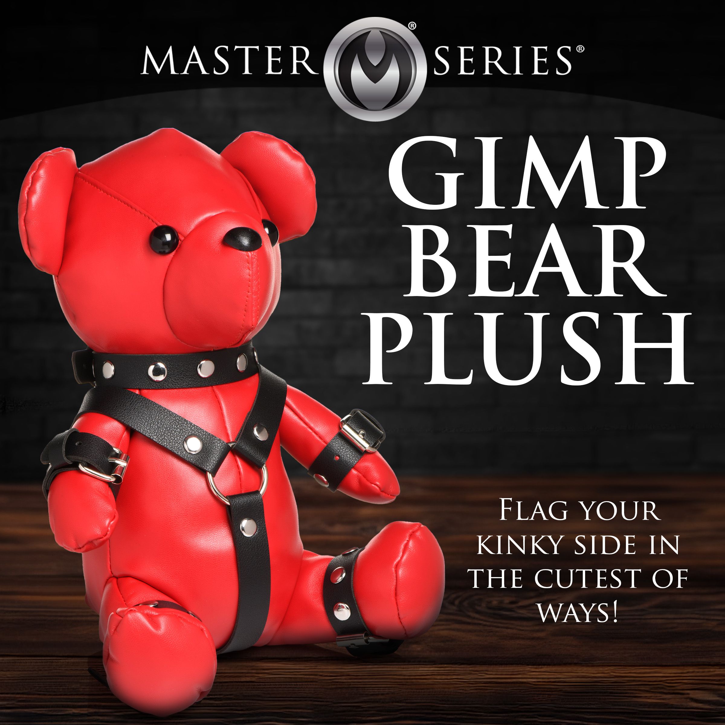 XR Brands - Gimp Bear - Rood