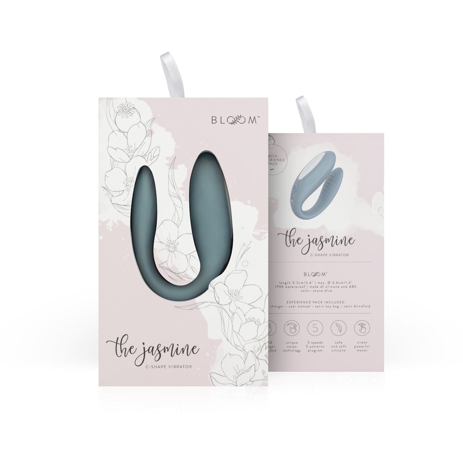 Bloom - The Jasmine C-vormige Vibrator - Groen