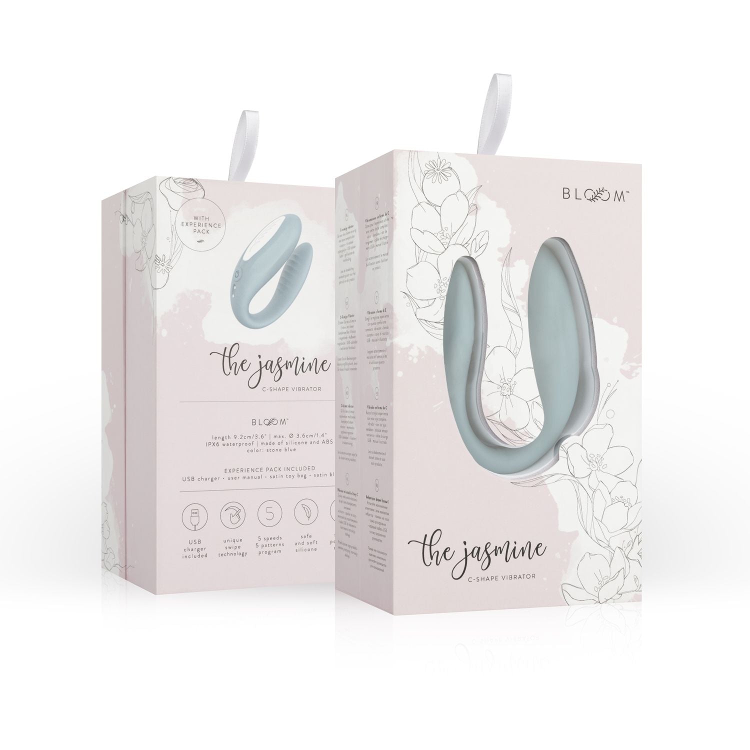 Bloom - The Jasmine C-vormige Vibrator - Groen