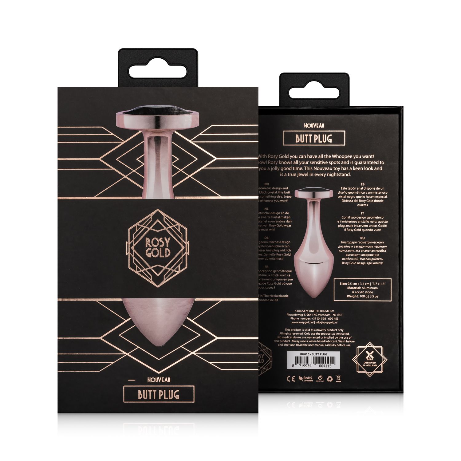 Rosy Gold - Nieuwe Buttplug