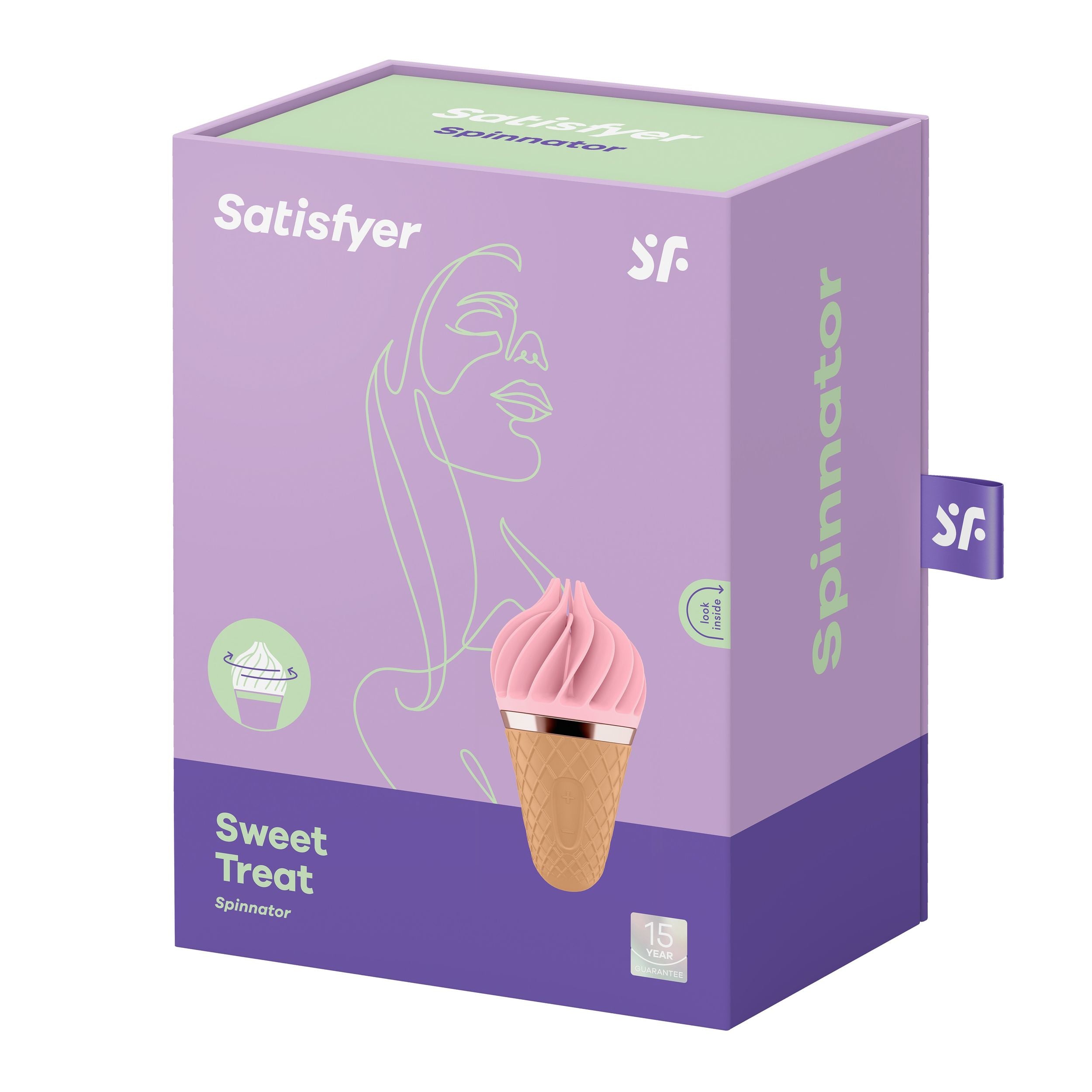 Satisfyer Sweet Treat Spinnator Vibrator - Roze