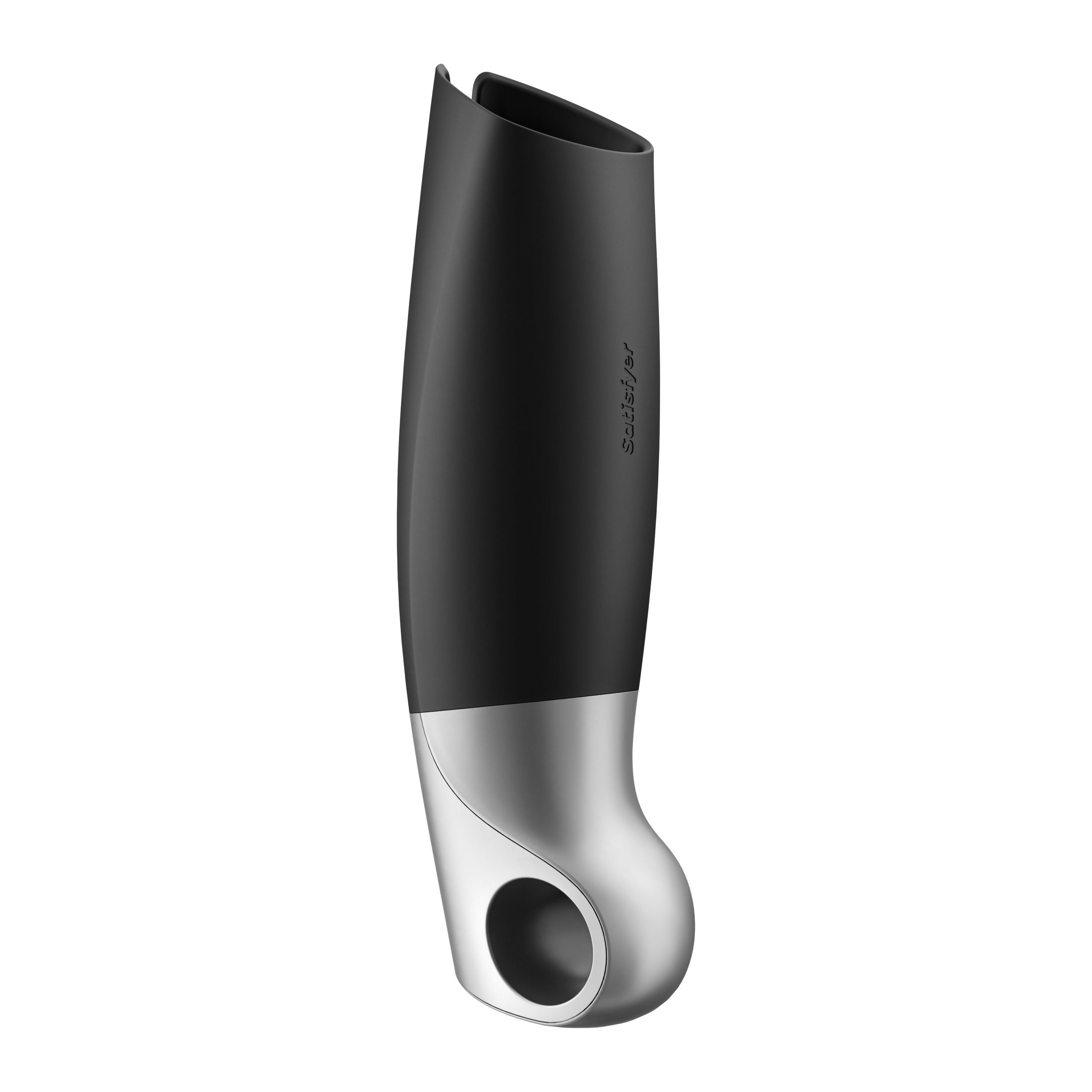 Satisfyer Power Masturbator+ Connect App - Zwart/Zilver