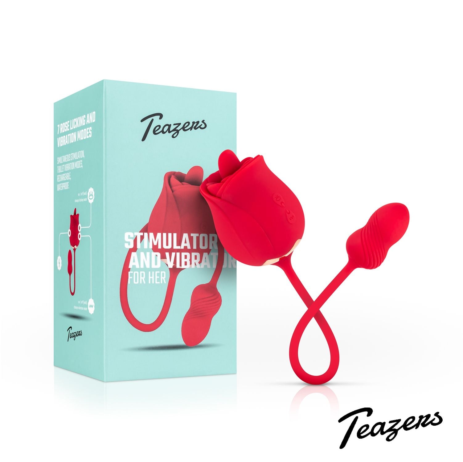 Teazers Rose Vibrator en Clitoris Stimulator