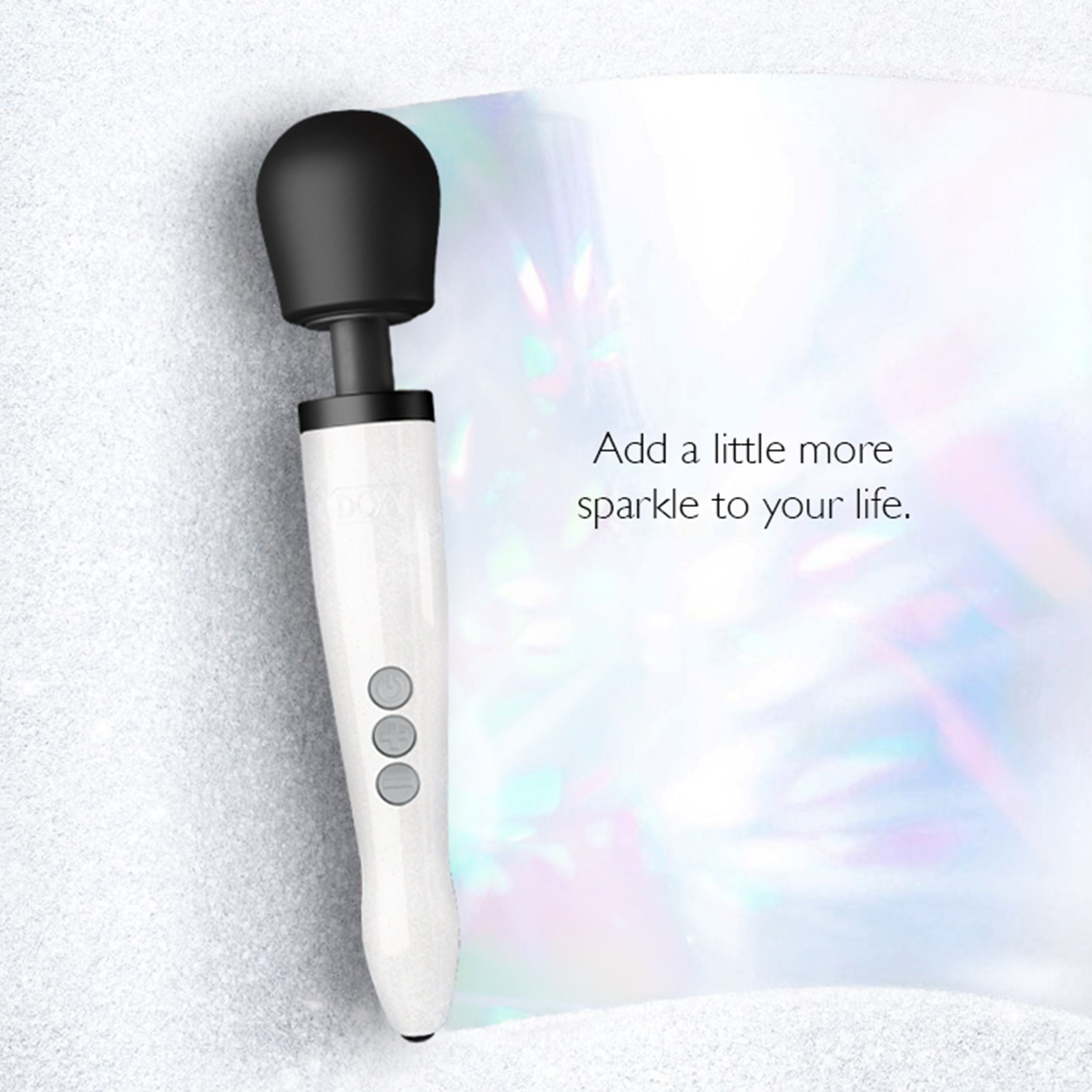 Doxy - Die Cast R Oplaadbare Wand Massager Stardust - Wit