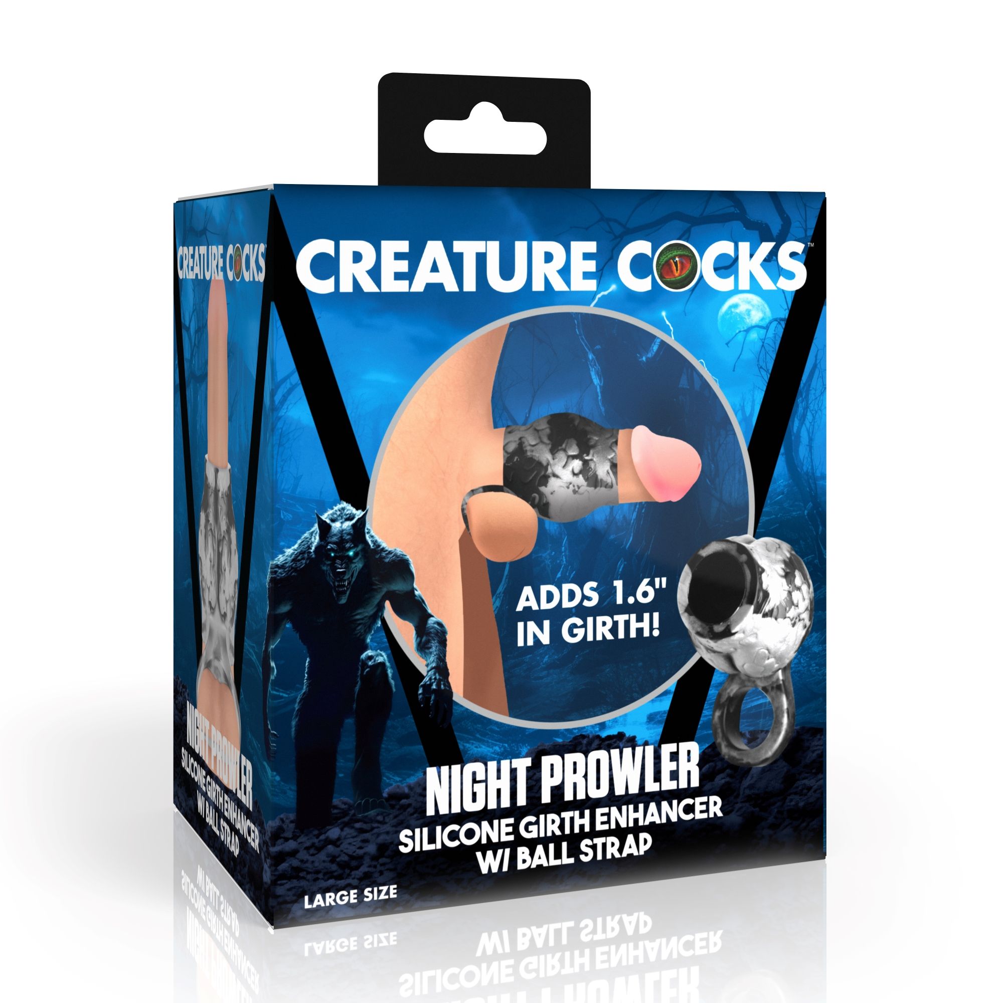 XR Brands - Night Prowler Ballstretcher - Grijs