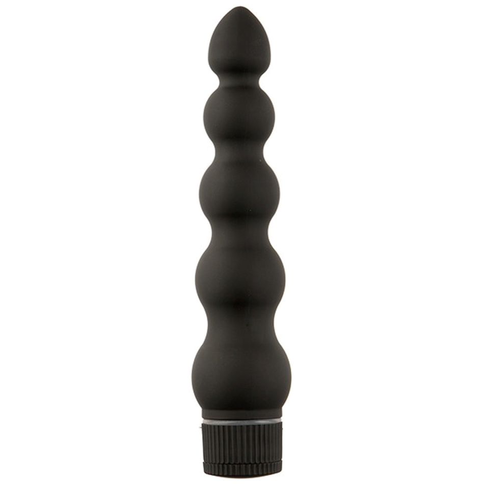 Doc Johnson - Black Magic Ribbed Vibe Vibrator - Zwart