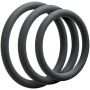 Doc Johnson - OptiMALE 3 C-Ring Set Dun - Grijs
