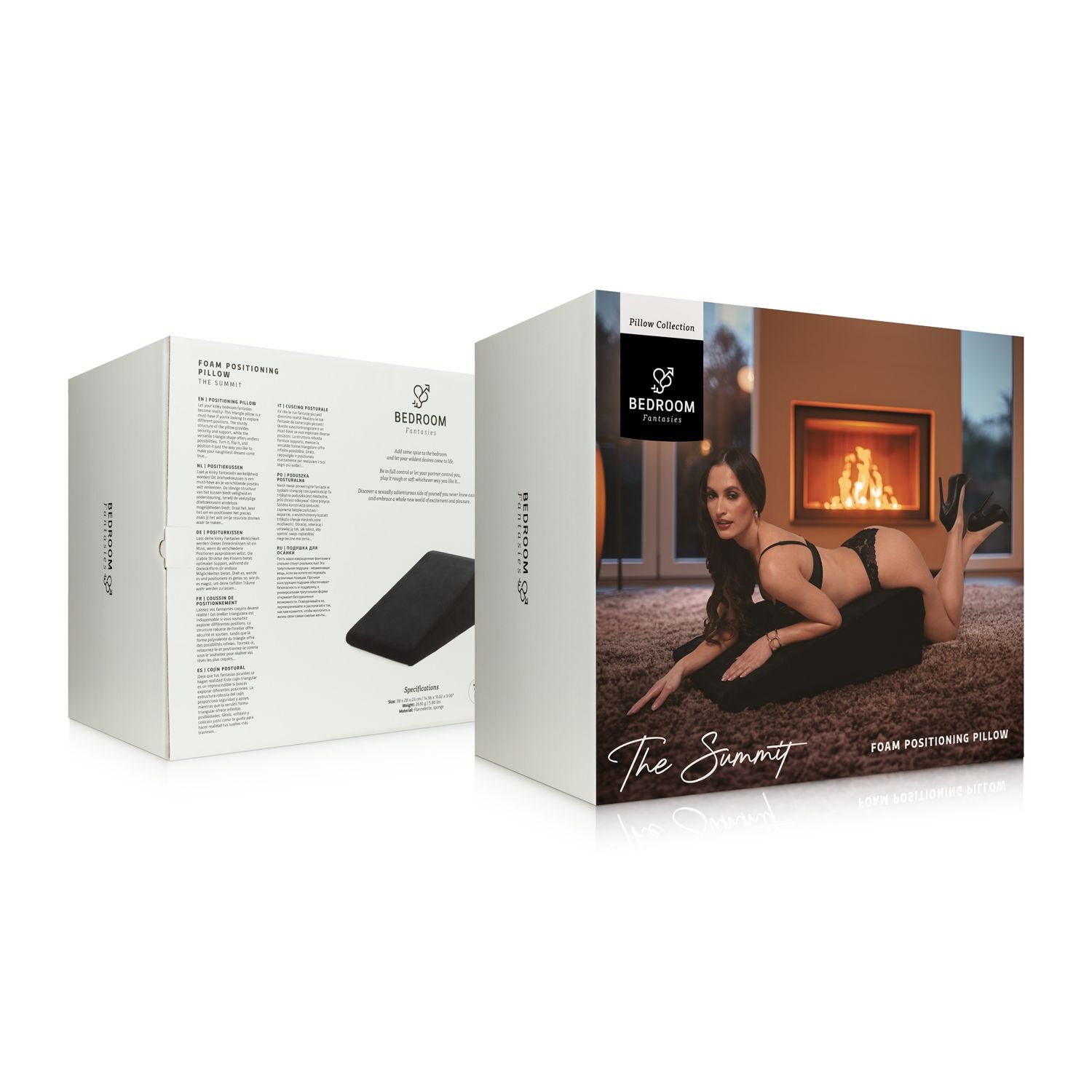 Bedroom Fantasies - The Summit Positioneringskussen - Zwart