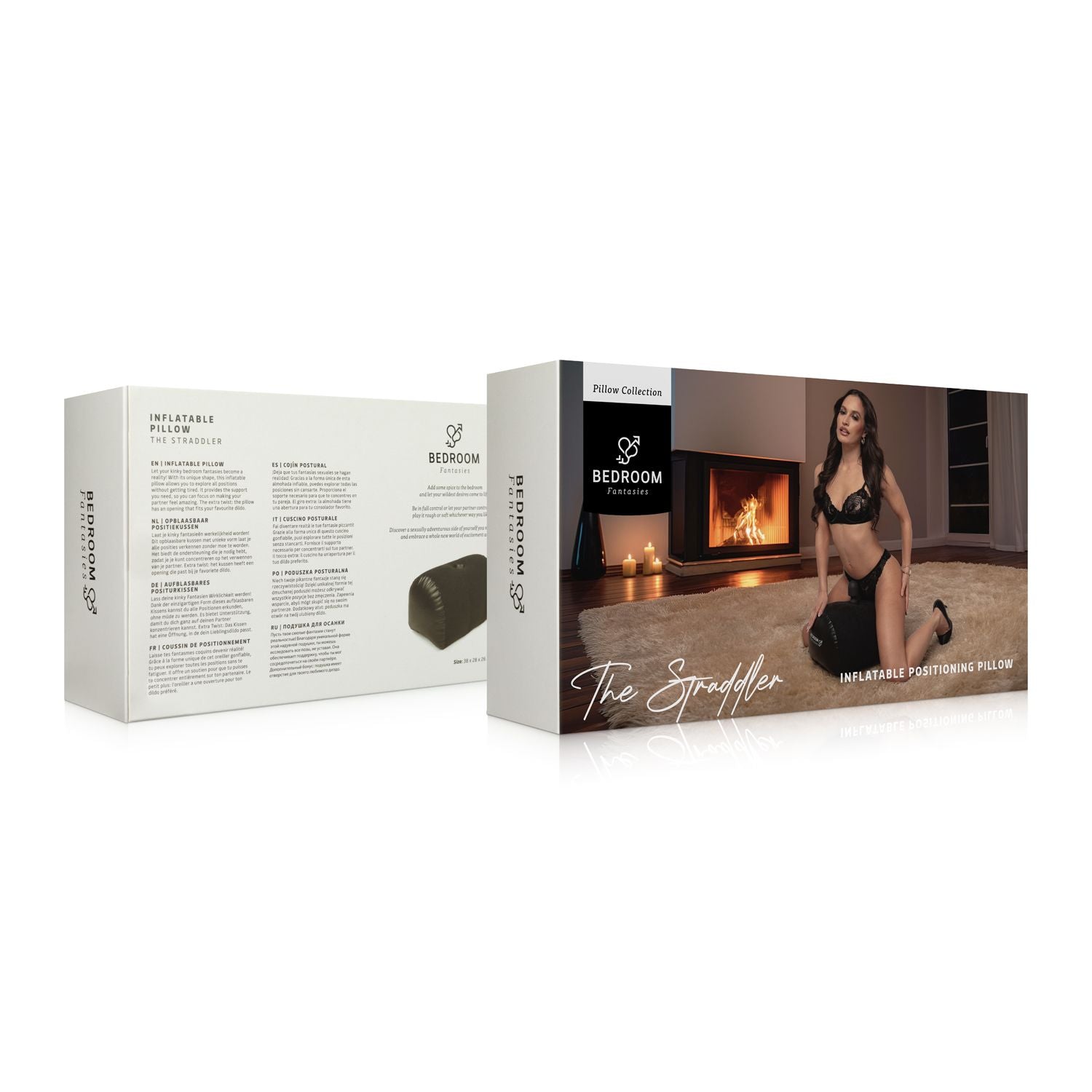 Bedroom Fantasies - The Straddler Opblaasbaar Kussen - Zwart