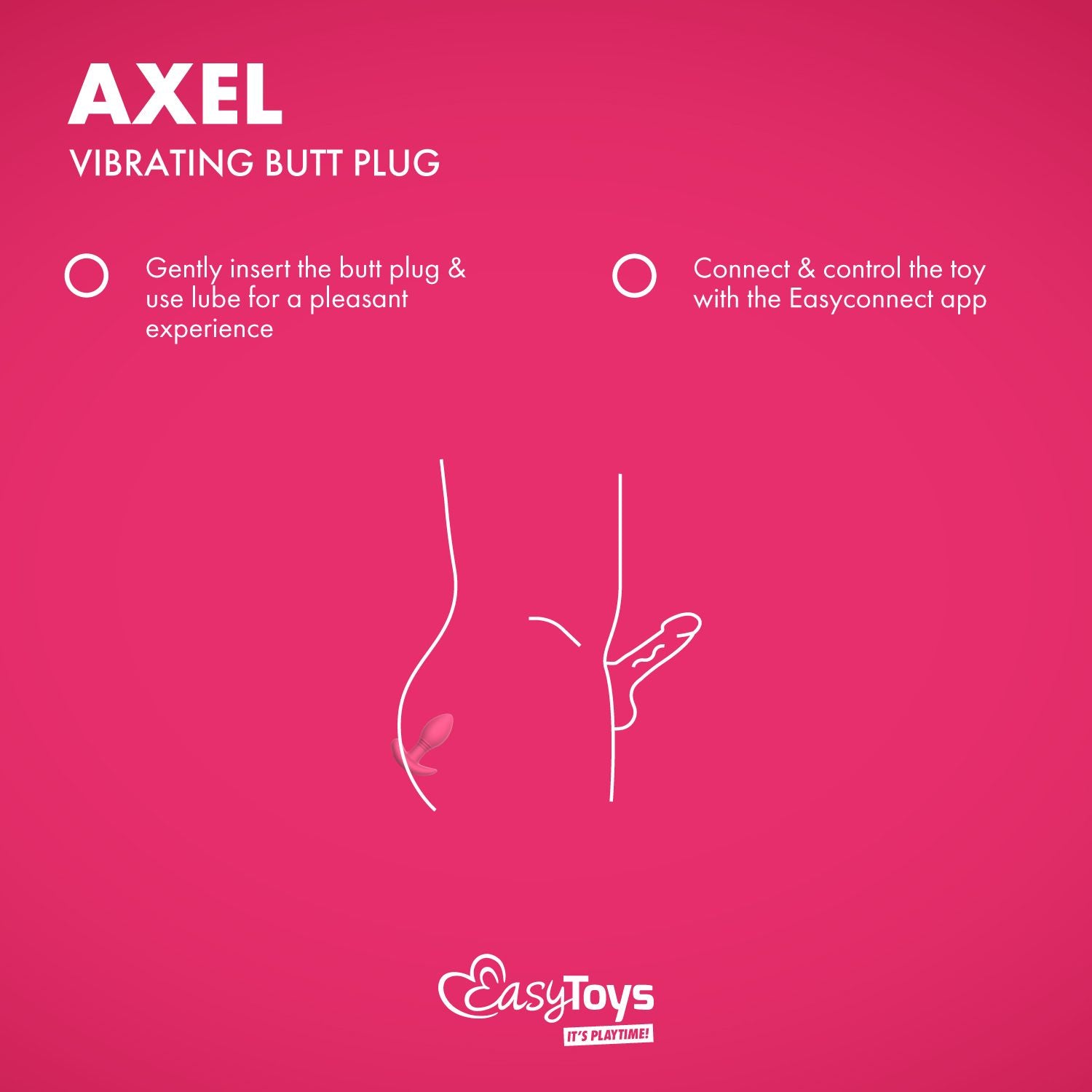 EasyConnect - Vibrerende Buttplug Axel app gericht