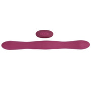 Doc Johnson - Dubbele Vibrator met Afstandsbediening - Rood - 40,6 cm