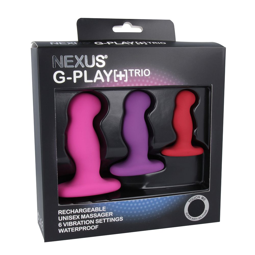 Nexus - G-Play Trio Plus Vibratorpakket - Driedelige Set