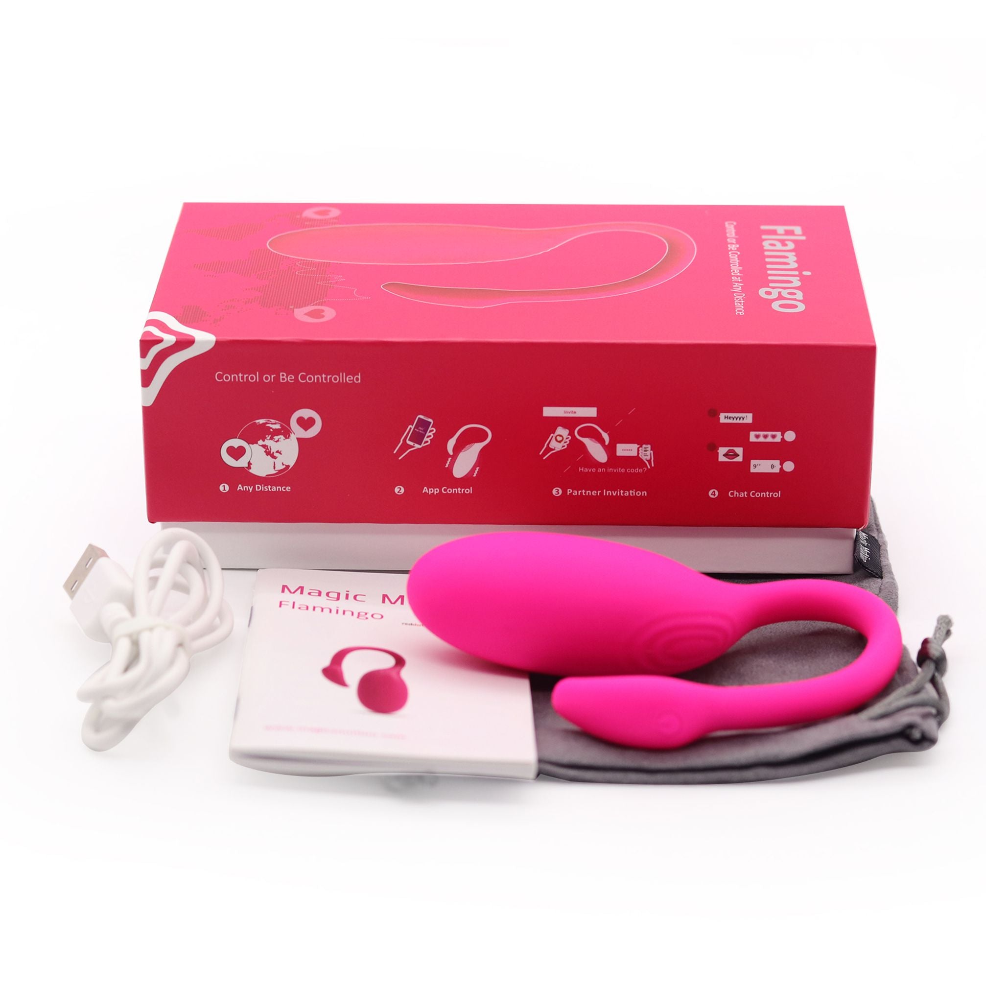 Magic Motion - Flamingo Vibrerend Ei