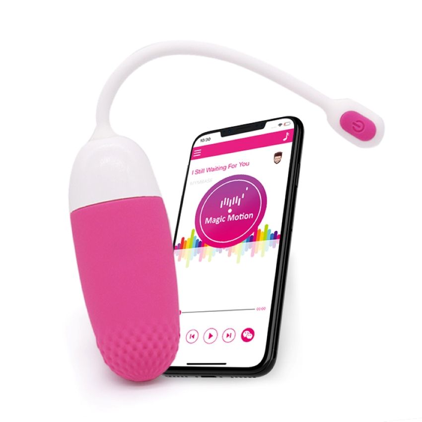 Magic Motion - Vini App-gestuurde Vibratie Eitje - Roze&amp;Wit