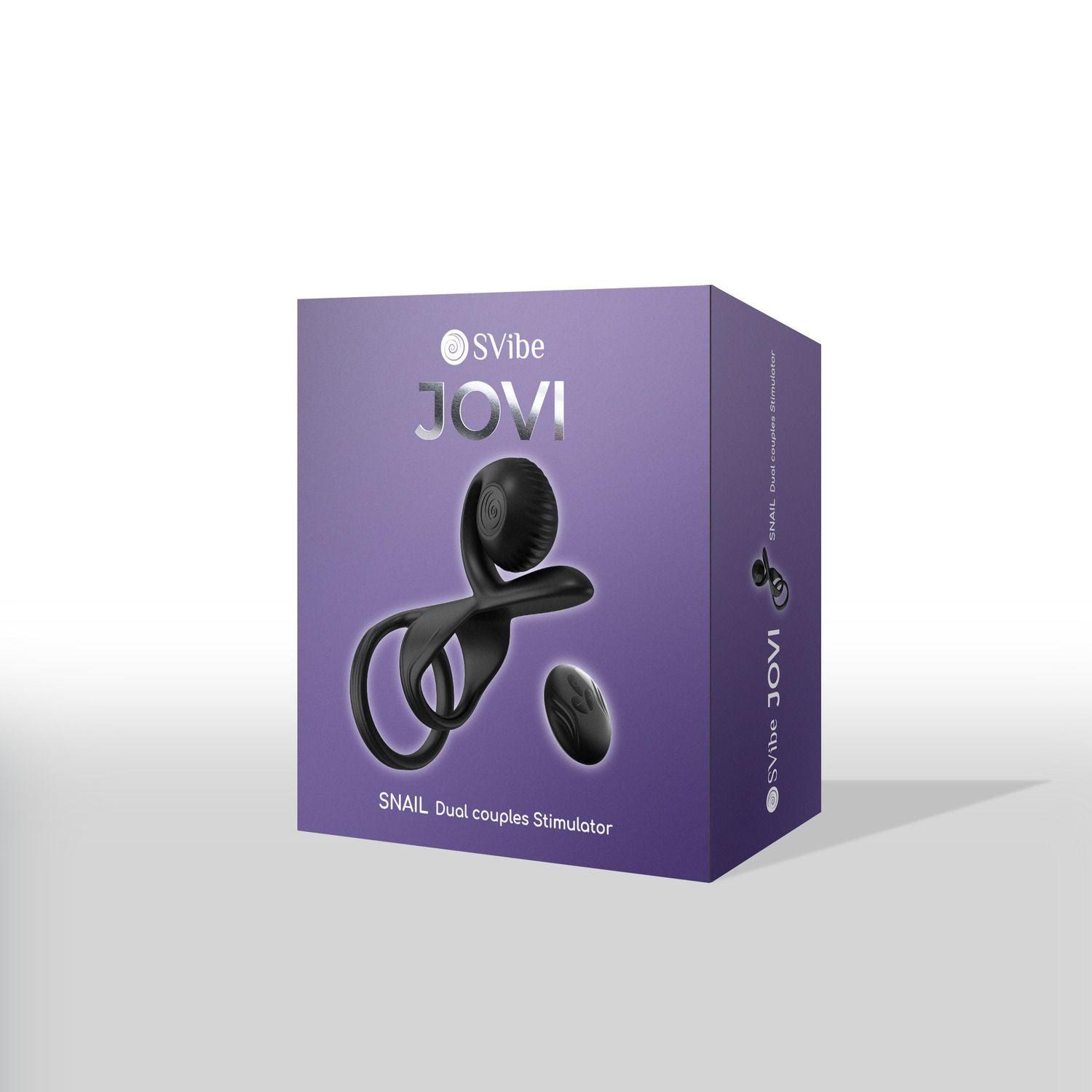 SVibe - Snail JOVI Koppel Ring - Zwart