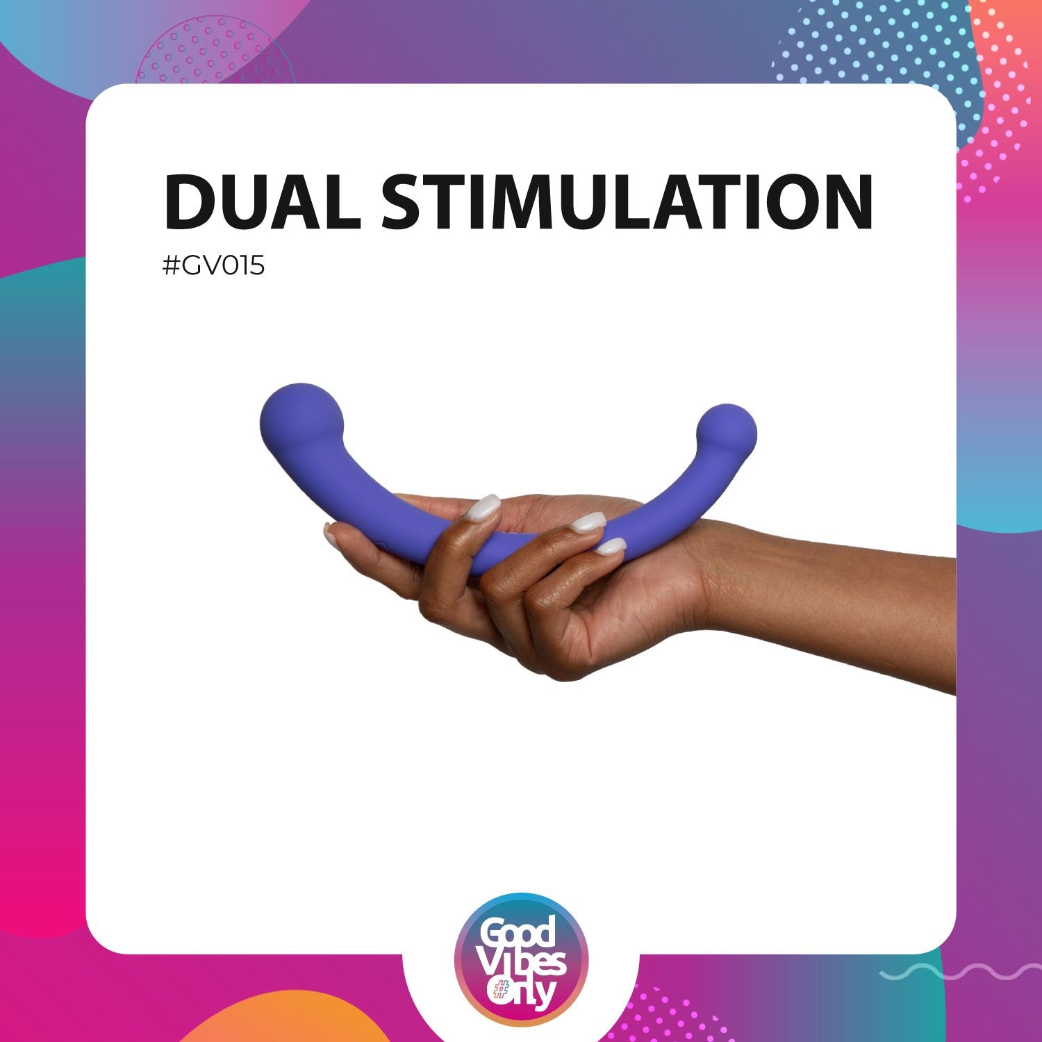 Good Vibes Only - Double End Vibrator Jane - Paars