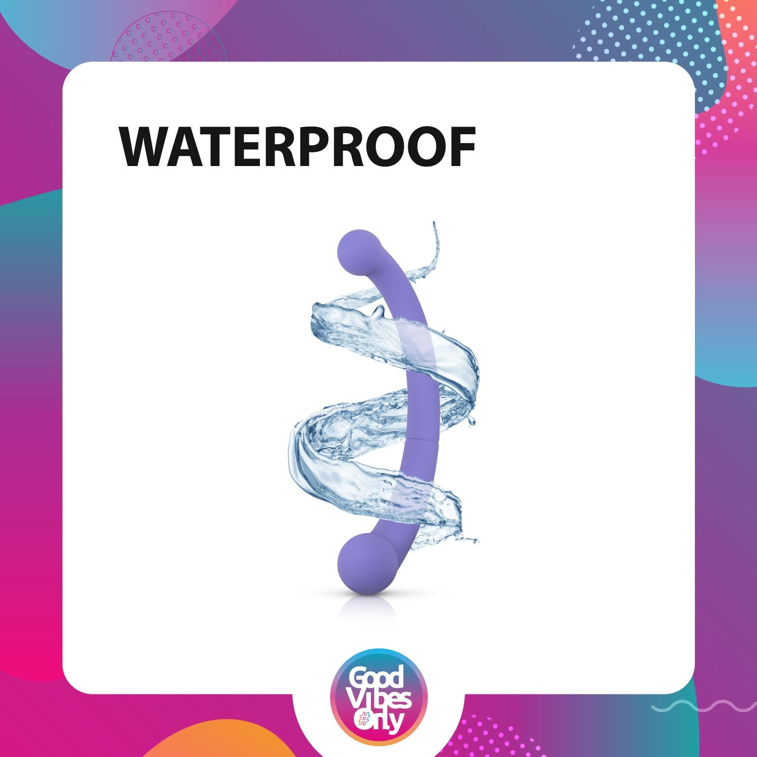 Good Vibes Only - Double End Vibrator Jane - Paars