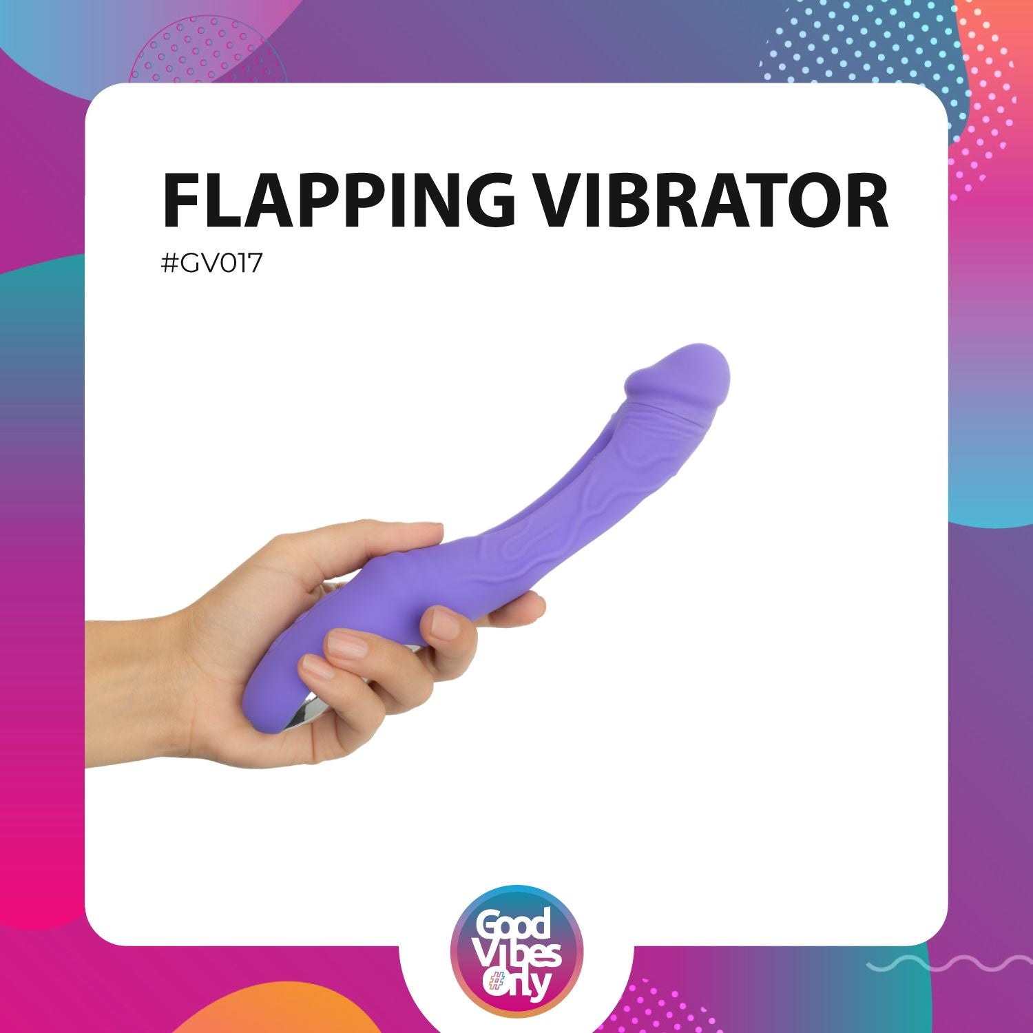 Good Vibes Only - Flax Vibrerende Dildo met G-Spot Stimulator