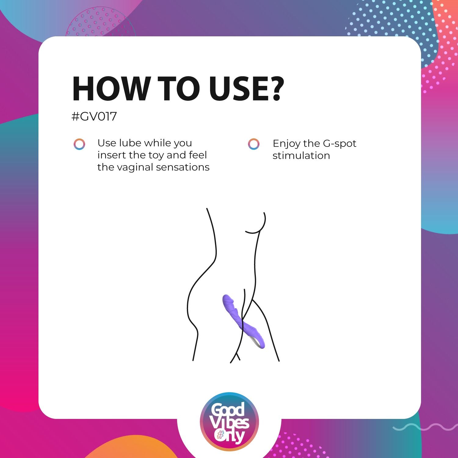 Good Vibes Only - Flax Vibrerende Dildo met G-Spot Stimulator