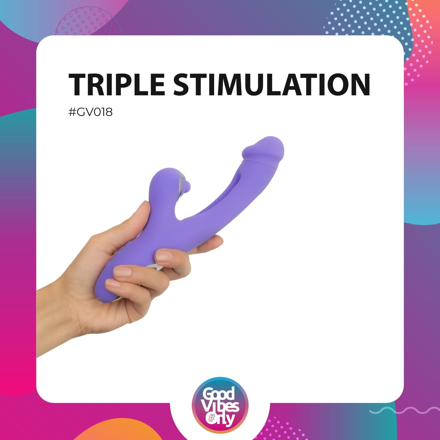 Good Vibes Only - Tess Rabbit Vibrator met G-Spot stimulator