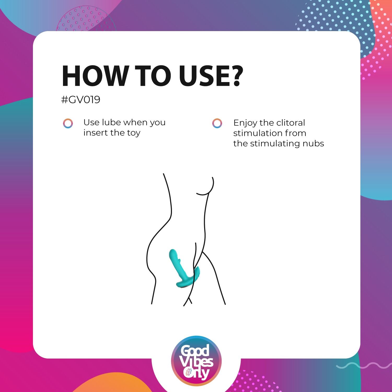 Good Vibes Only - Gina Tappende G-spot Vibrator