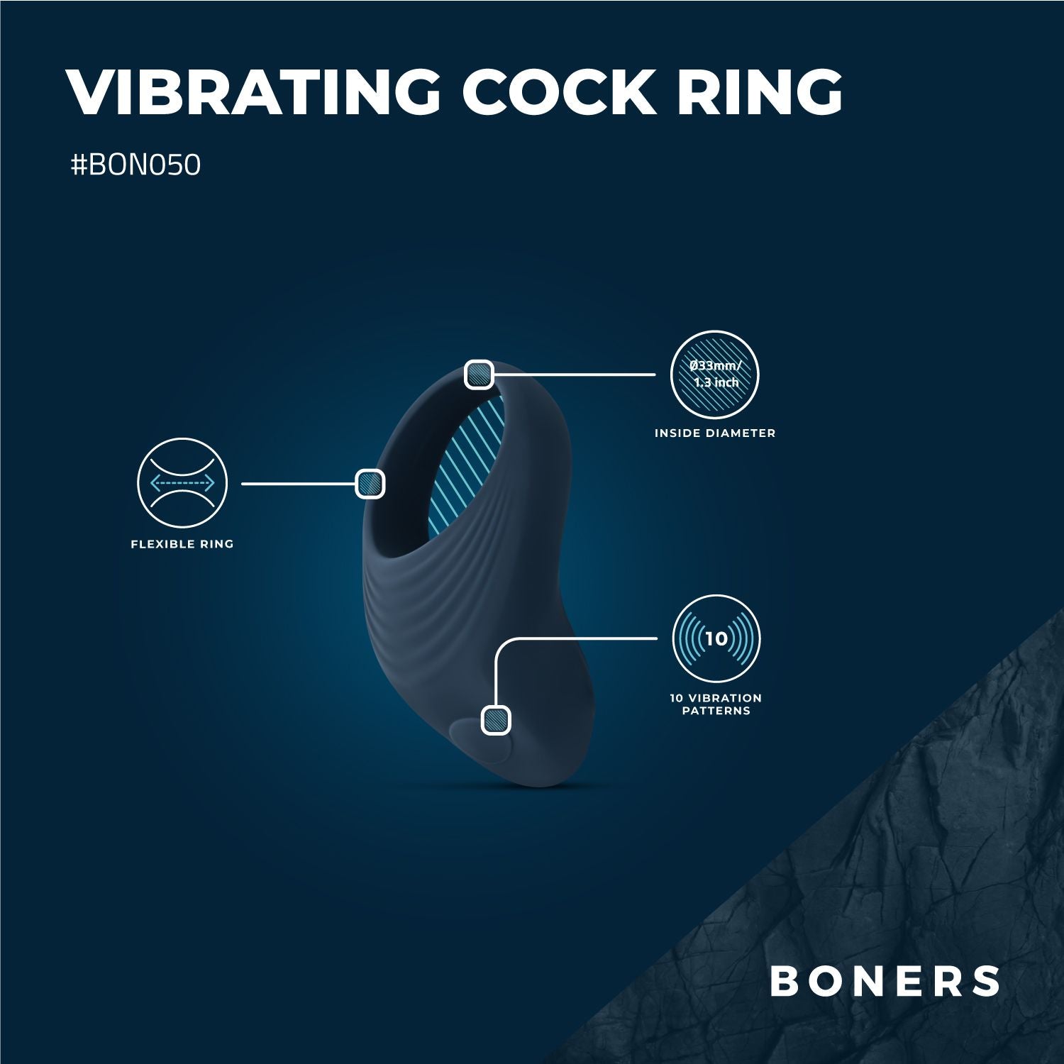 Boners - Vibrerende Cockring