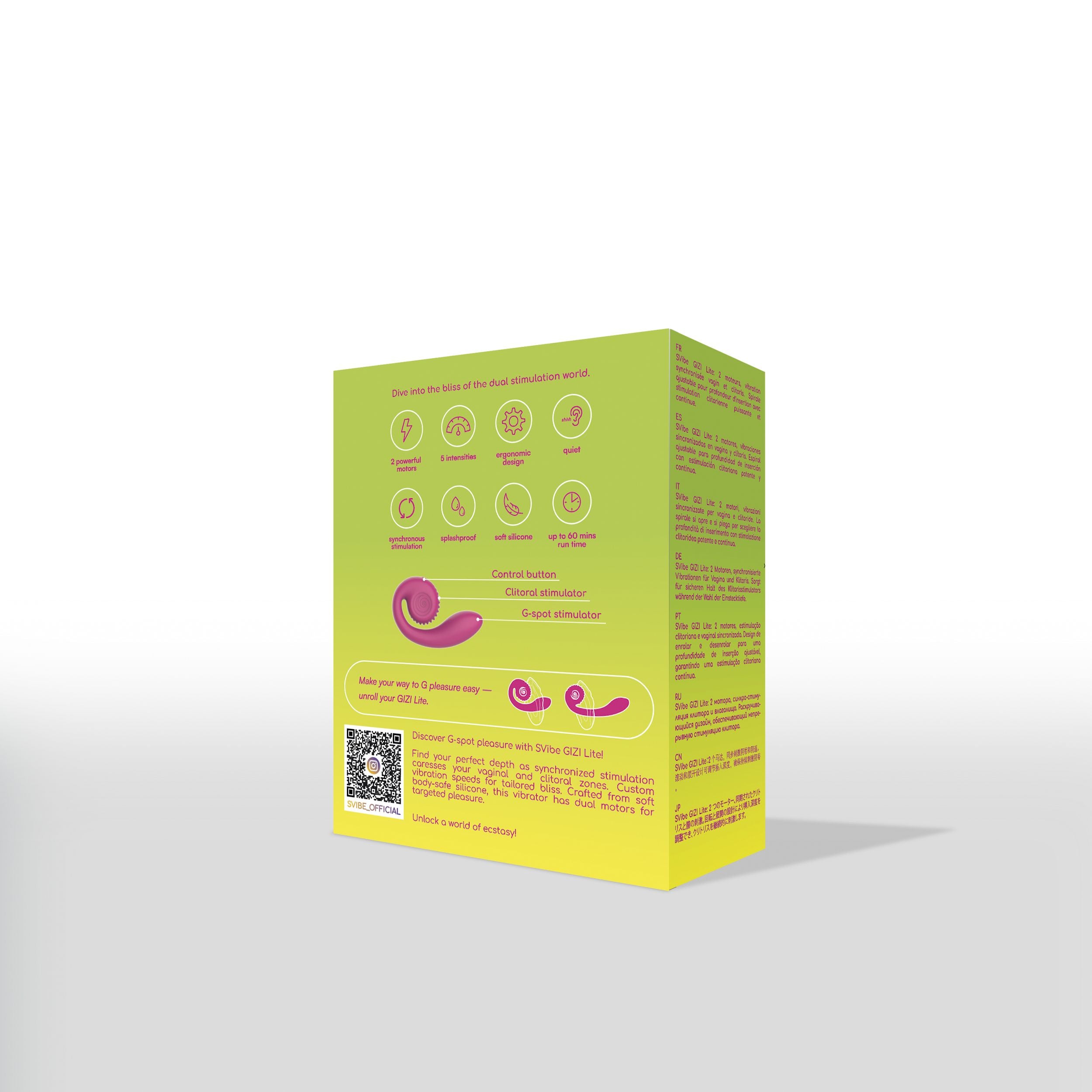 SVibe - GIZI Lite Vibrator - Roze