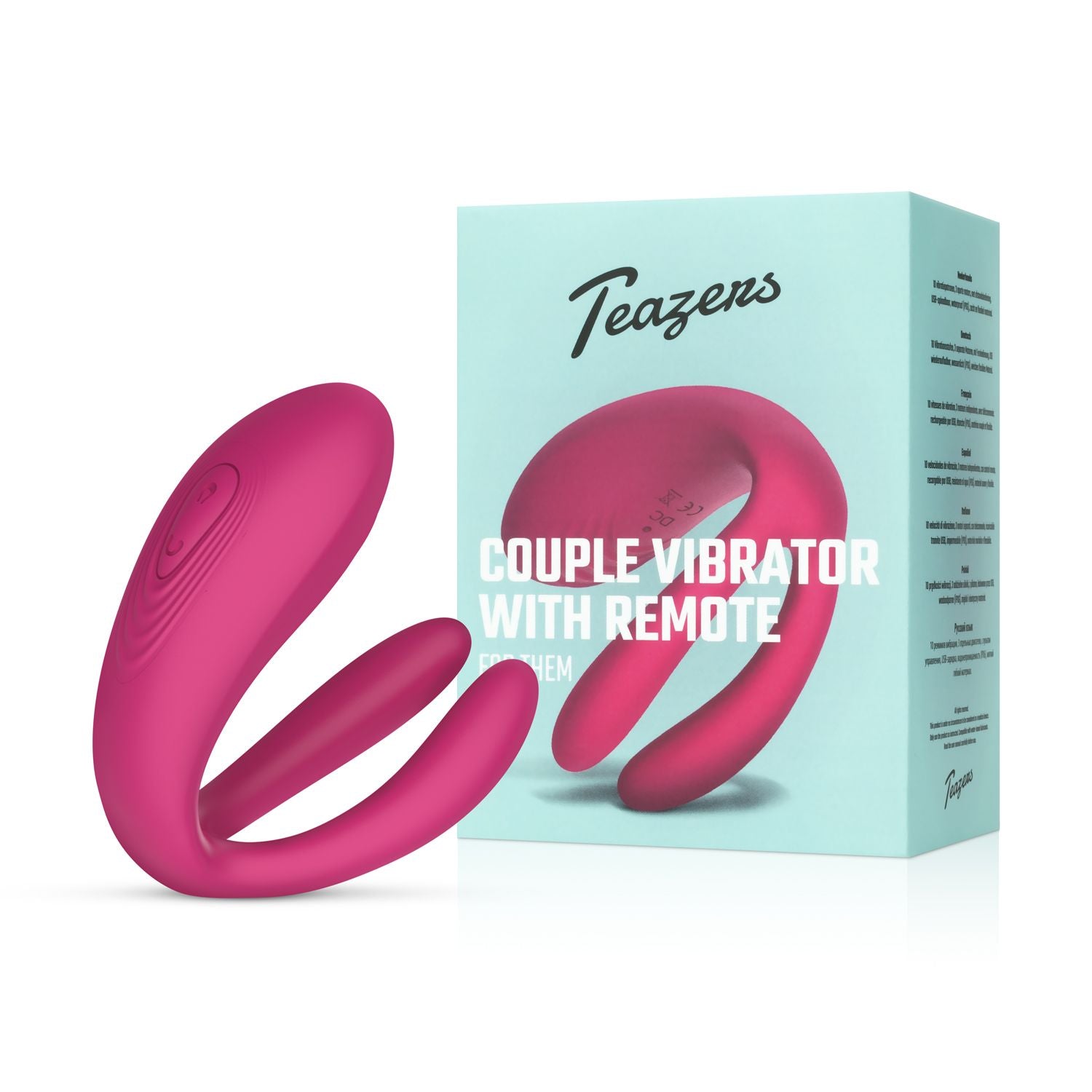 Teazers Koppelvibrator met Afstandsbediening