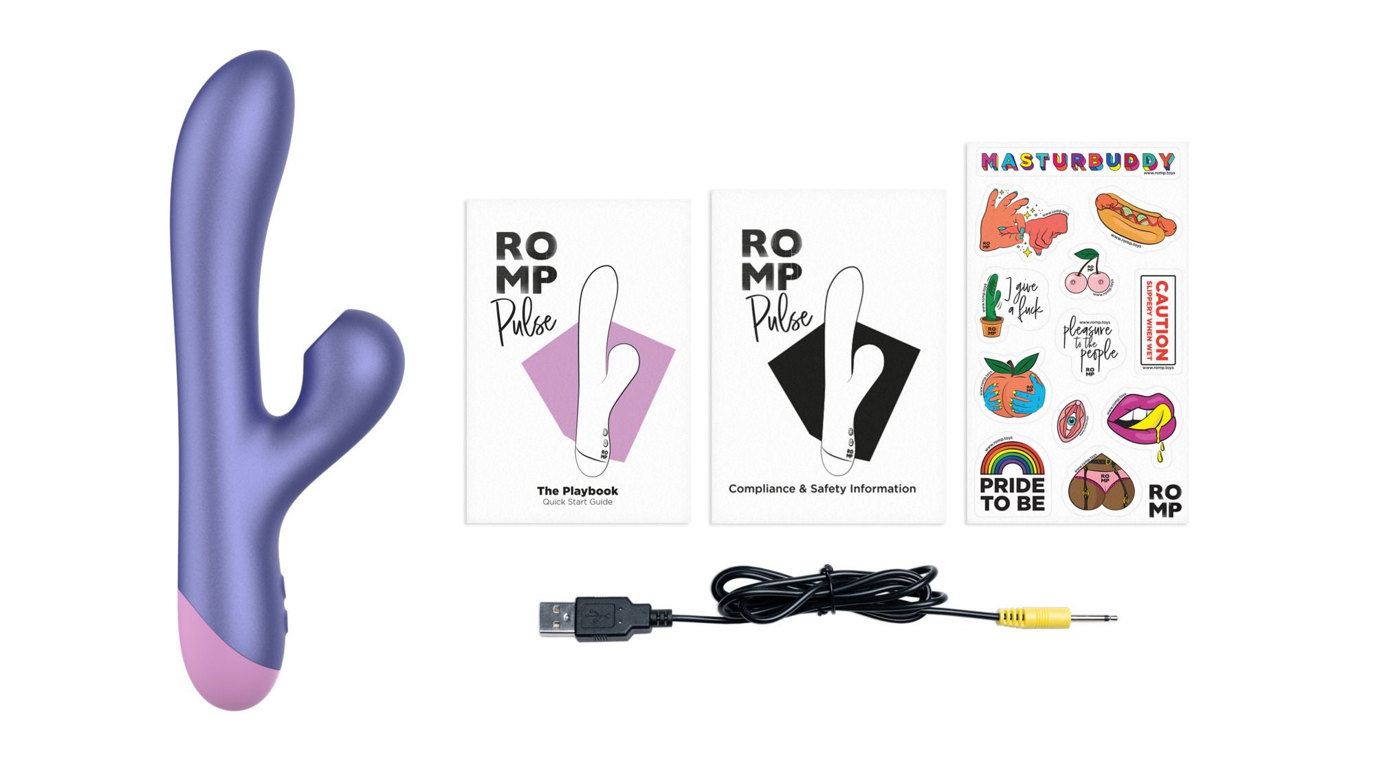 ROMP by Womanizer - Pulse Rabbit Vibrator