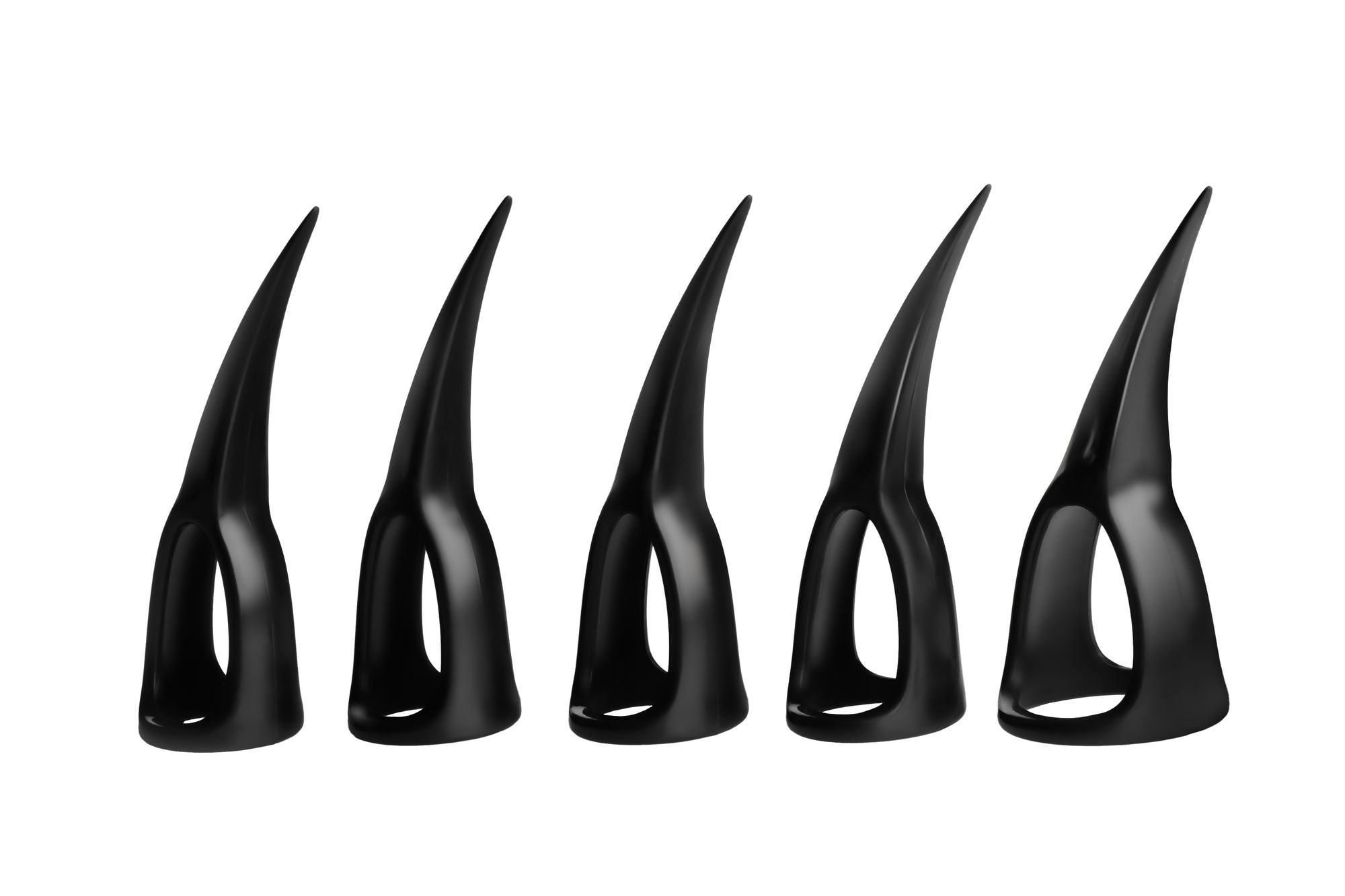 XR Brands - Set van 10 Klauwen - Zwart