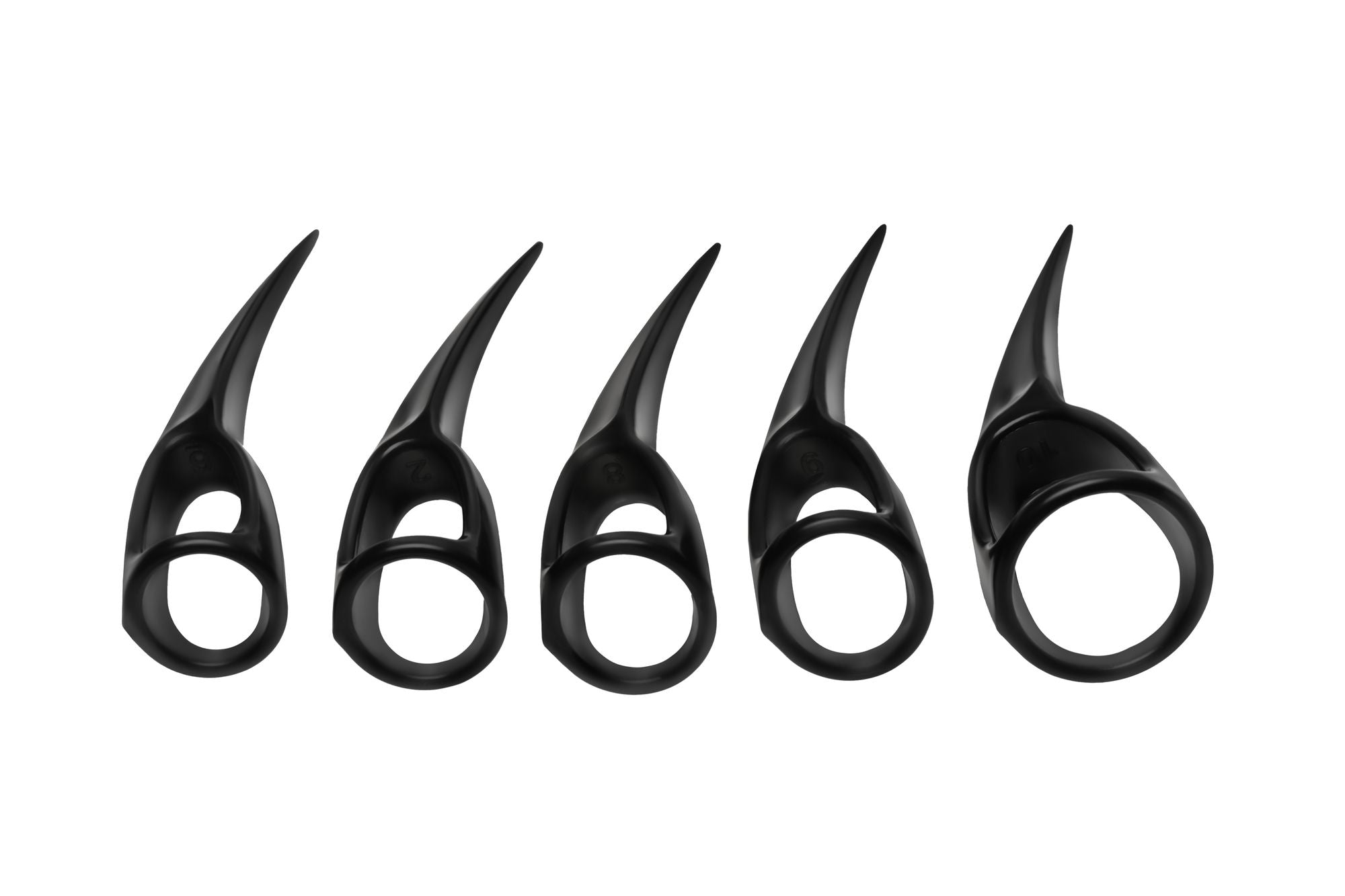 XR Brands - Set van 10 Klauwen - Zwart