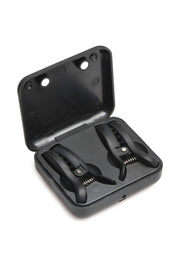 XR Brands - Dark Grip Vibrerende Tepelkemmen - Zwart