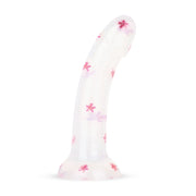 Dildo Collection Flower Power Dildo – Roze Glitterdesign 15 cm