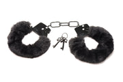 XR Brands - Cuffed In Fur Handboeien - Zwart