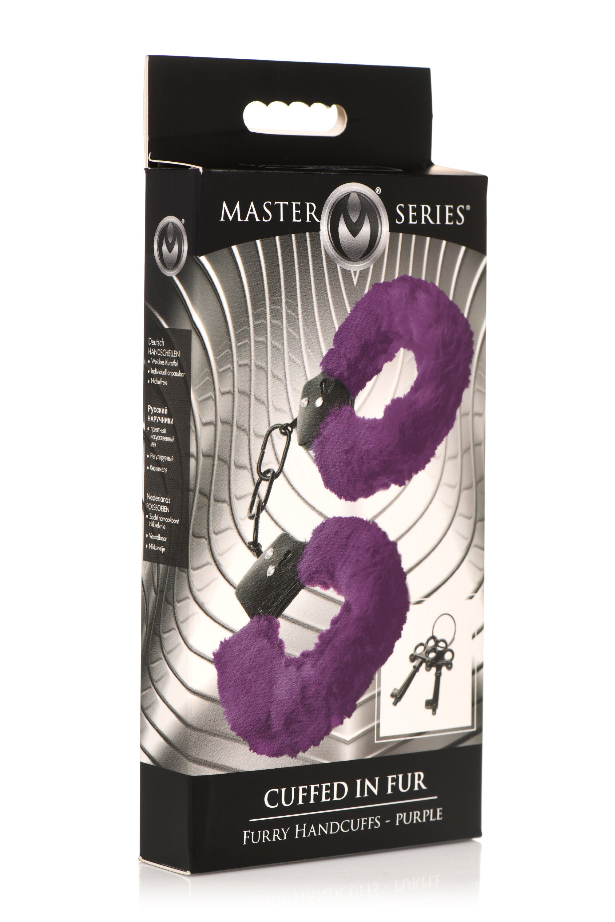 XR Brands - Cuffed In Fur Handboeien - Paars