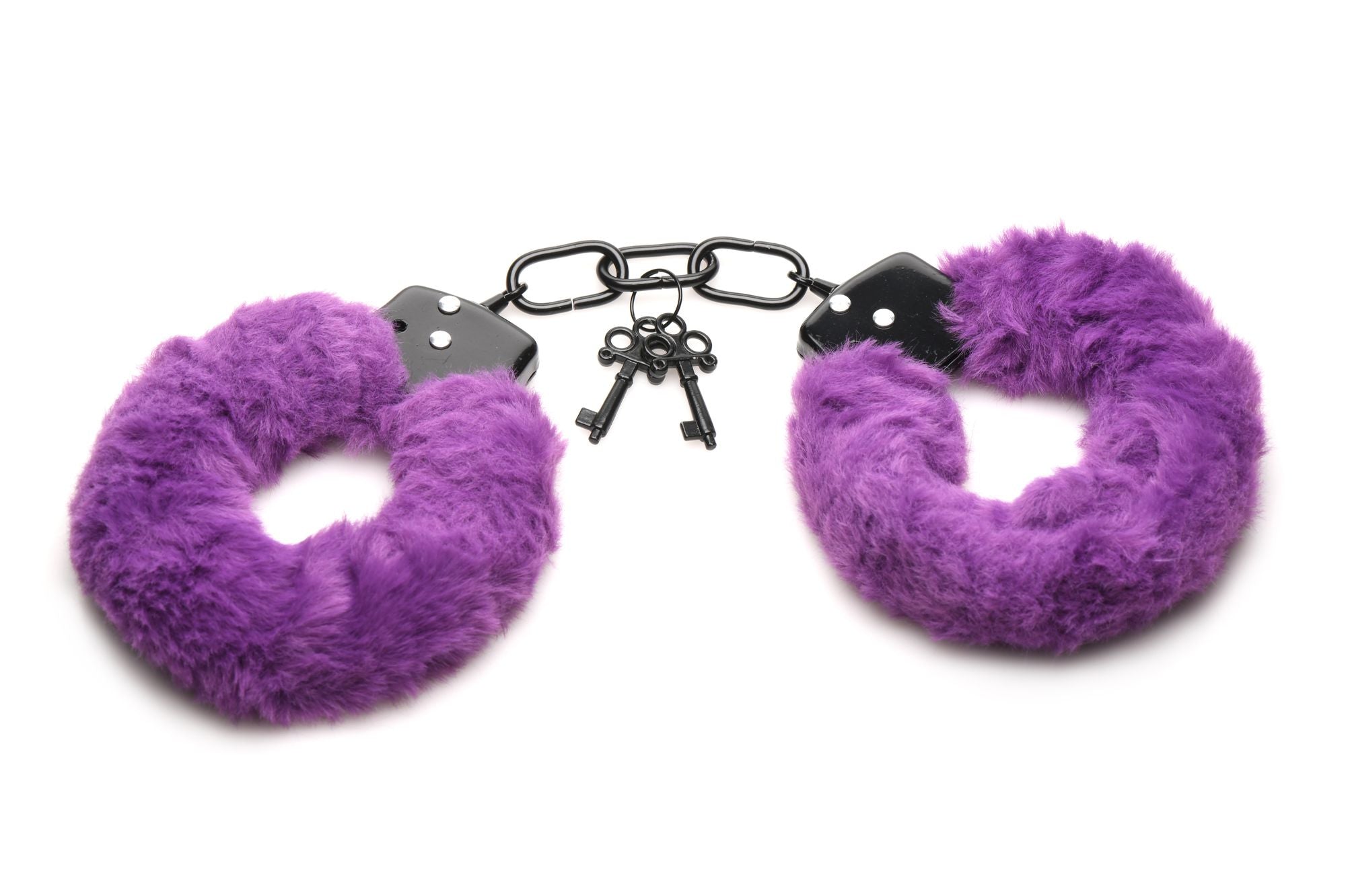 XR Brands - Cuffed In Fur Handboeien - Paars