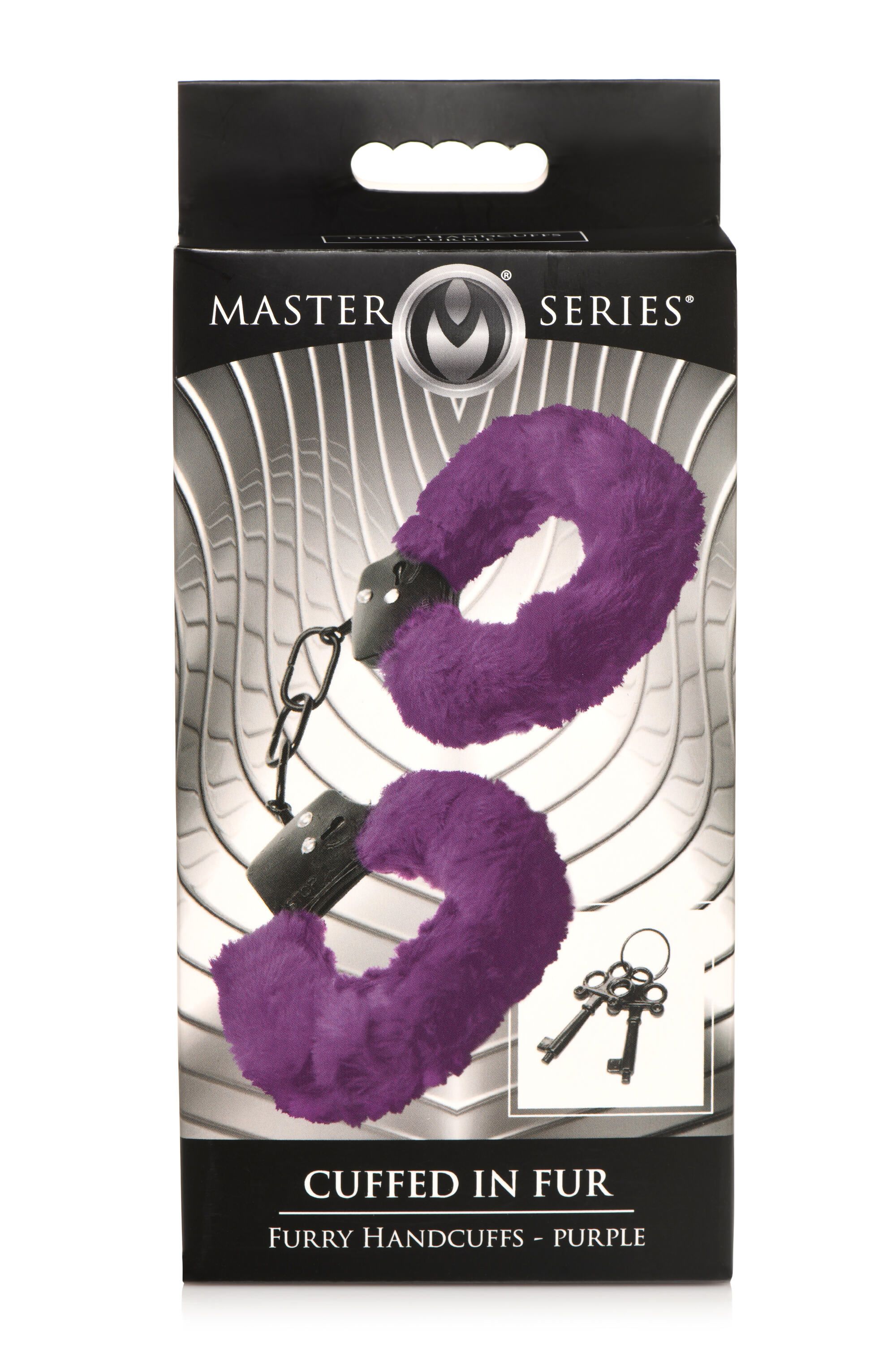 XR Brands - Cuffed In Fur Handboeien - Paars